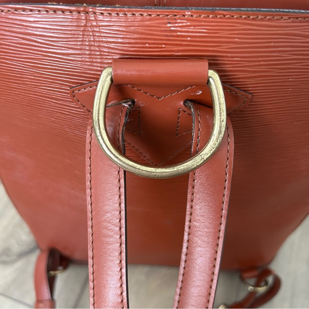 Vintage Louis Vuitton Gobelins Kenyan Fawn Brown Epi Leather GM Backpack - Picture 6 of 15